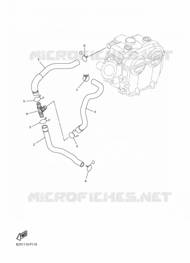 SYSTÈME D'ADMISSION D'AIR AIS Yamaha MOTO 250 2018 WRF  WR250F