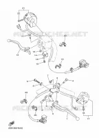 COMMODO / LEVIER  1300 yamaha-moto 2015 XVS 2SS1300-N410
