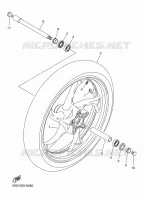 ROUE AVANT pour Yamaha XVS 1300 CUSTOM de 2015