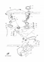 RESERVOIR A ESSENCE pour Yamaha GRIZZLY 700 EPS de 2009