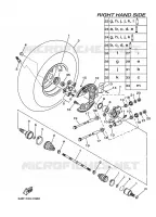 ROUE ARRIERE 2 pour Yamaha GRIZZLY 700 EPS de 2009