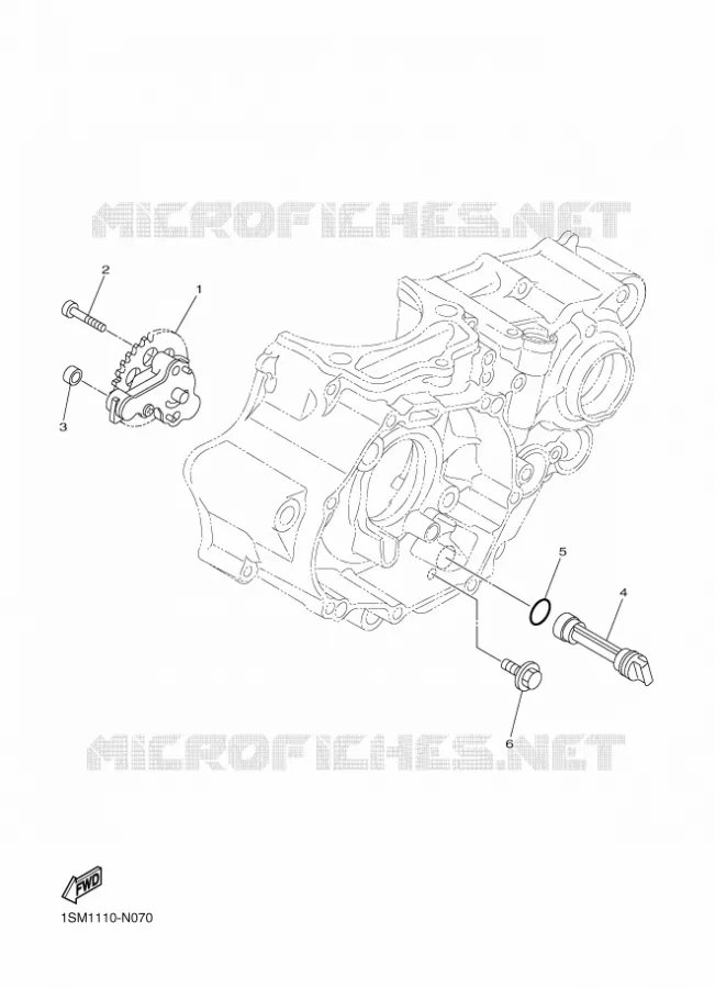 POMPE A HUILE Yamaha MOTO 250 2016 YZF  YZ250FX