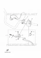 COMMODO / LEVIER pour Yamaha KODIAK 700 EPS LIMITED EDITION de 2018