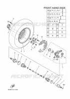 ROUE AVANT 2 pour Yamaha KODIAK 700 EPS LIMITED EDITION de 2018