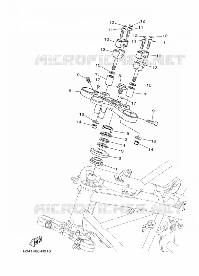 DIRECTION Yamaha MOTO 300 2018 MT  MTN320-A