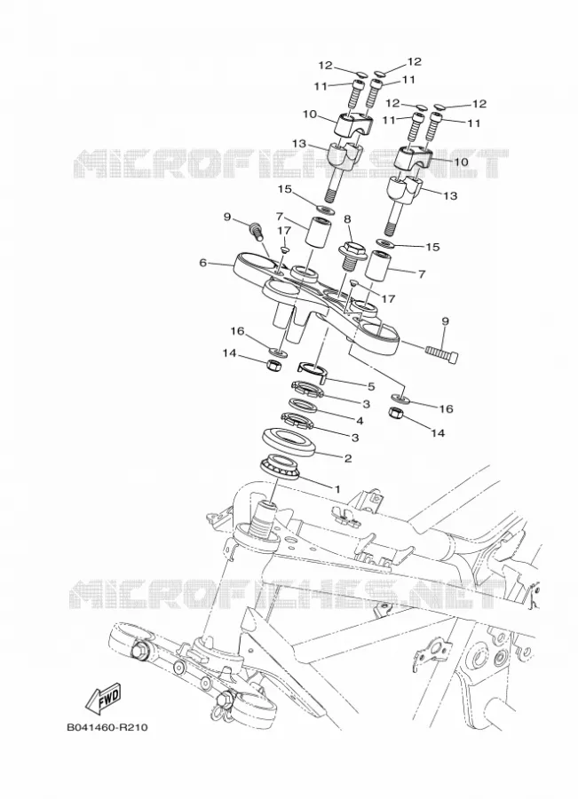 DIRECTION Yamaha MOTO 300 2018 MT  MTN320-A
