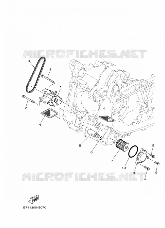 POMPE A HUILE Yamaha SCOOTER 300 2017 XMAX  CZD300-A