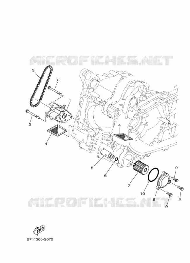 POMPE A HUILE Yamaha SCOOTER 300 2017 XMAX  CZD300-A