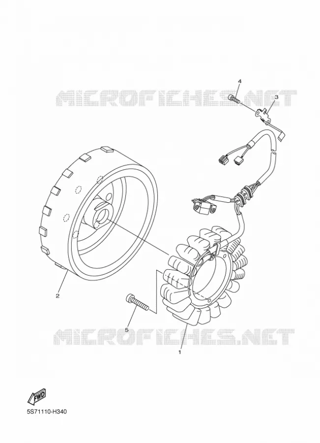ALLUMAGE Yamaha MOTO 950 2014 BOLT  XVS950CUXV950R