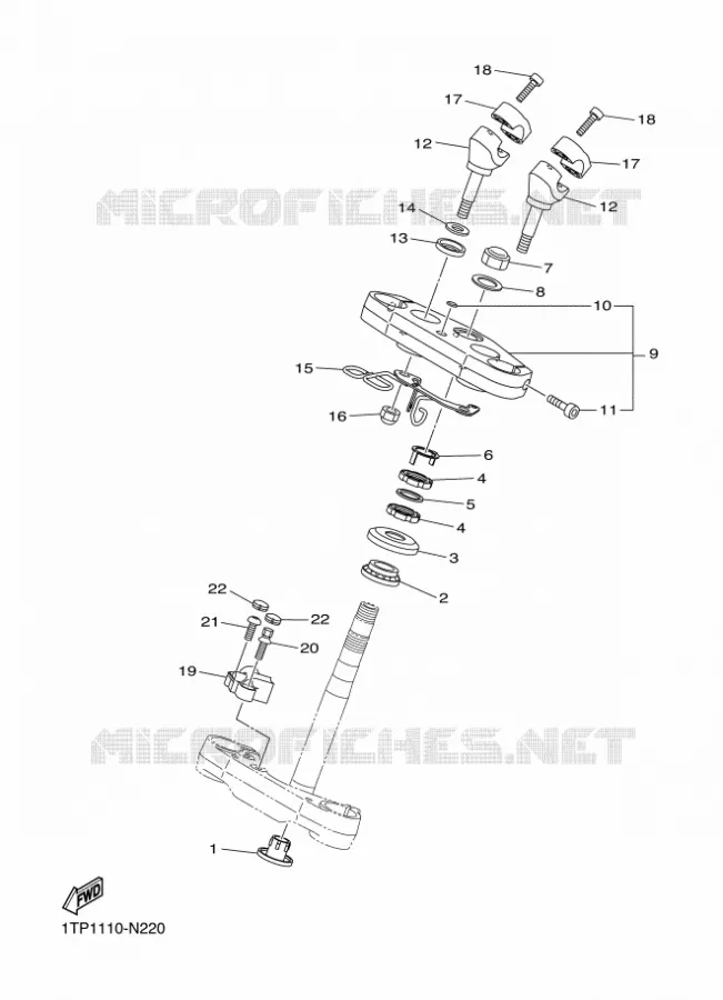 DIRECTION Yamaha MOTO 950 2014 BOLT  XVS950CUXV950R