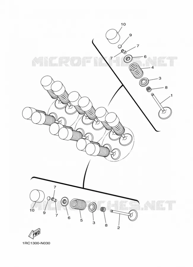 SOUPAPE Yamaha MOTO 900 2016 XSR  MTM850
