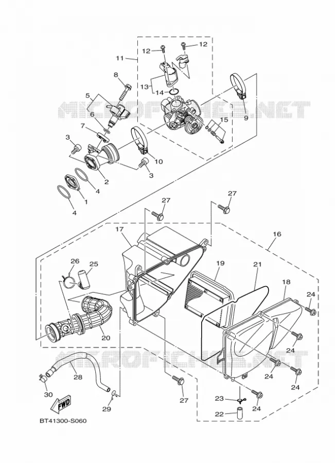 ADMISSION Yamaha MOTO 125 2017 YS  YS125-5C