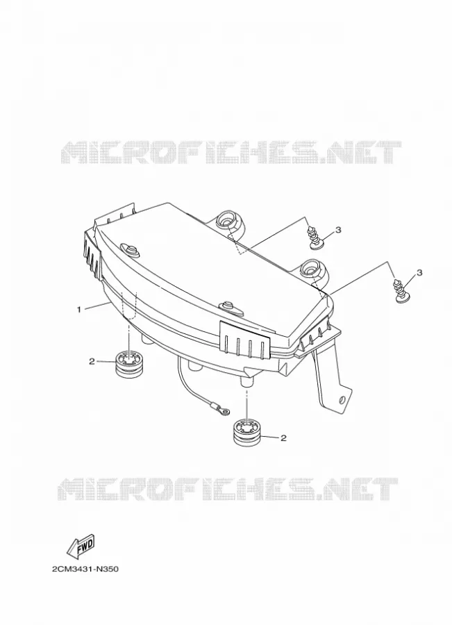 COMPTEUR  Yamaha SCOOTER 125 2017 TRICITY  MWS125-C