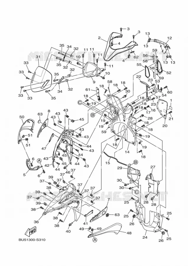 PROTEGE JAMBES Yamaha SCOOTER 125 2017 TRICITY  MWS125-C