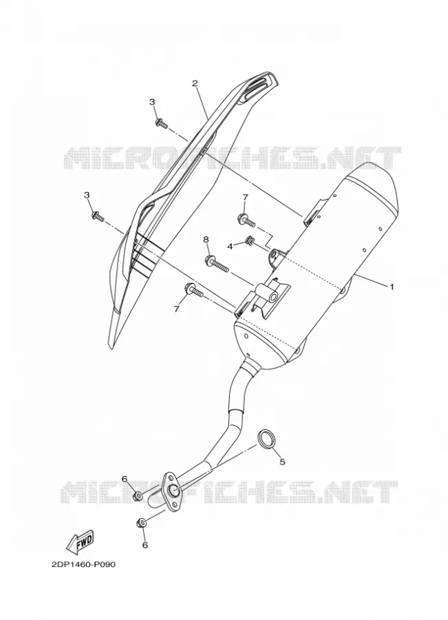 ECHAPPEMENT Yamaha SCOOTER 150 2017 NMAX  GPD150-A