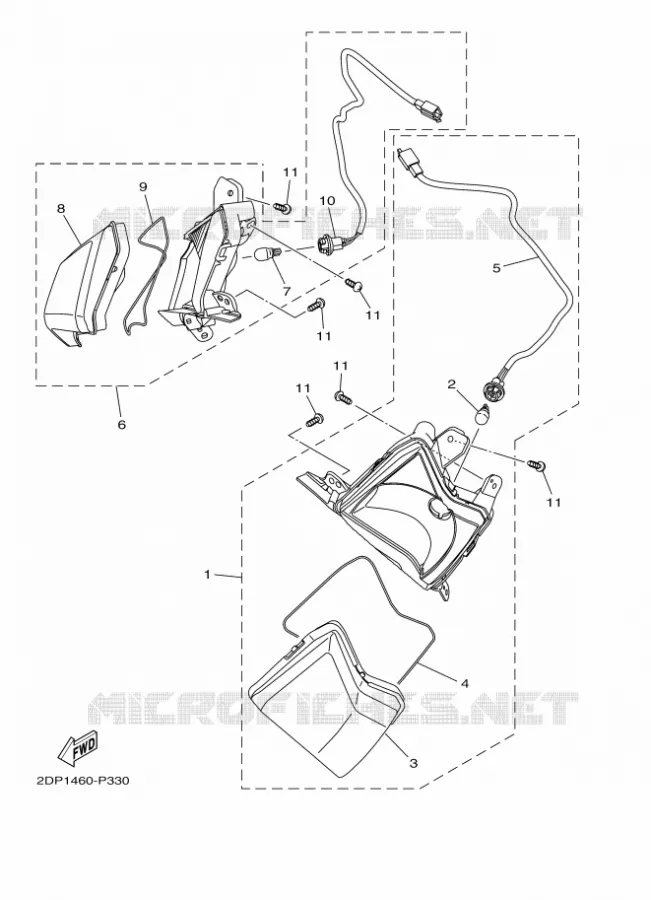 CLIGNOTANT 1 Yamaha SCOOTER 150 2017 NMAX  GPD150-A