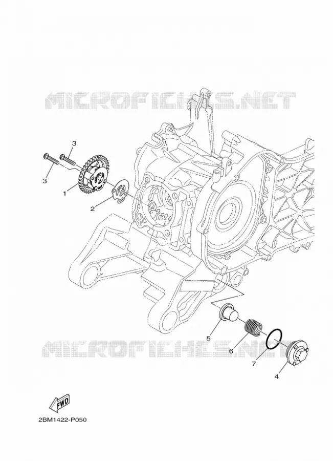 POMPE A HUILE Yamaha SCOOTER 125 2017 DELIGHT  LTS125-C