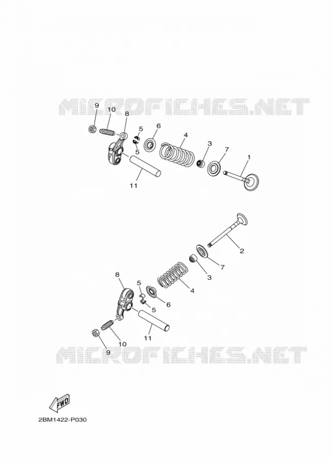 SOUPAPE Yamaha SCOOTER 125 2017 FLIPPER  LTS125-C