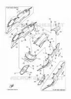COUVERCLE LATERAL pour Yamaha MT-07 ABS de 2016