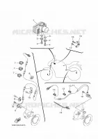 PARTIE ELECTRIQUE 3 pour Yamaha MT-07 ABS de 2016
