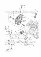 POMPE A EAU / DURITES pour Yamaha MT-07 ABS de 2016