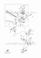 MAITRE CYLINDRE DE FREIN AVANT pour Yamaha YBR 125 de 2014