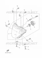 PHARE  pour Yamaha YBR 125 de 2014