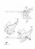 COUVERCLE LATERAL pour Yamaha YBR 125 de 2014