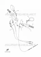 GUIDON ET CABLES pour Yamaha YBR 125 de 2014