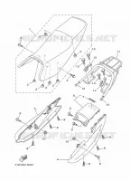 SELLE pour Yamaha YBR 125 de 2014