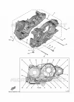 CARTER MOTEUR pour Yamaha TMAX 530 SX ABS de 2017