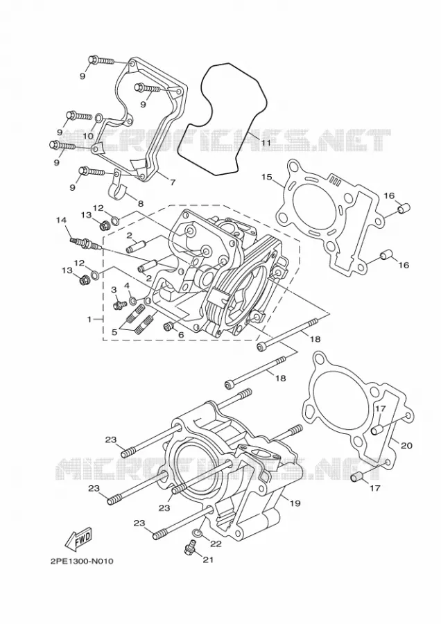 CYLINDRE Yamaha SCOOTER 125 2017 XENTER  HW125