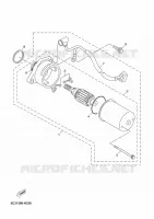 DEMARREUR pour Yamaha AEROX 50 4-TEMPS de 2016