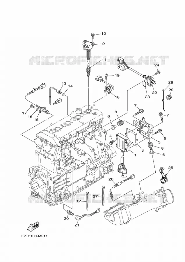 ELECTRIQUE 2 Yamaha WAVERUNNER 1800 2015 FX  FB1800-P