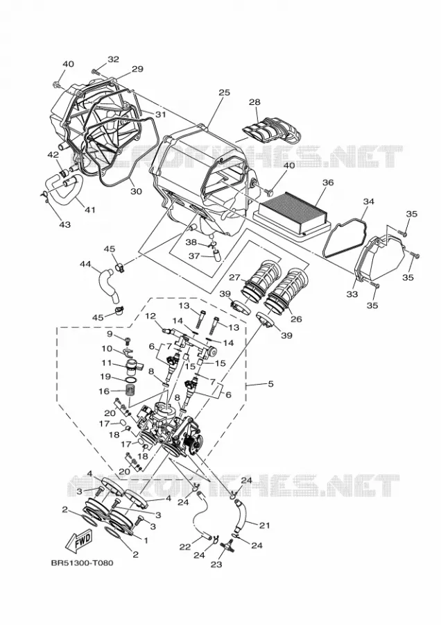 ADMISSION Yamaha MOTO 250 2018 MT  MTN250-A