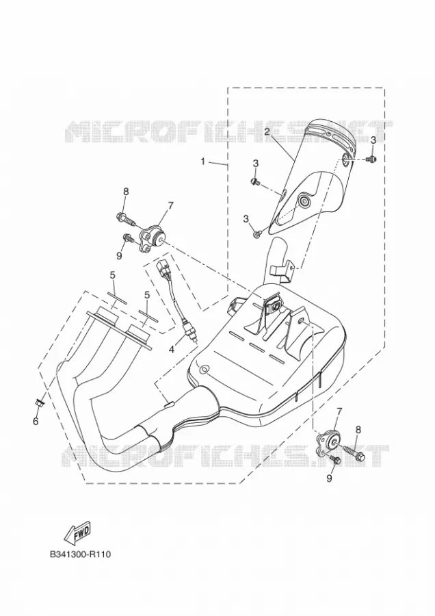 ECHAPPEMENT Yamaha MOTO 700 2018 XSR  MTM690