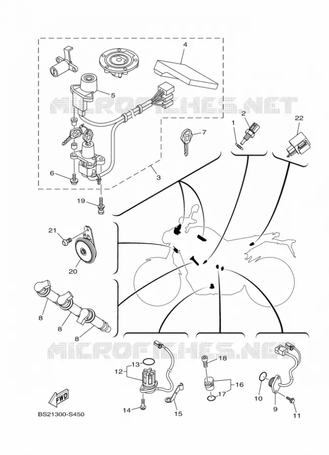 ELECTRIQUE 2 Yamaha MOTO 900 2018 MT  MTN850D