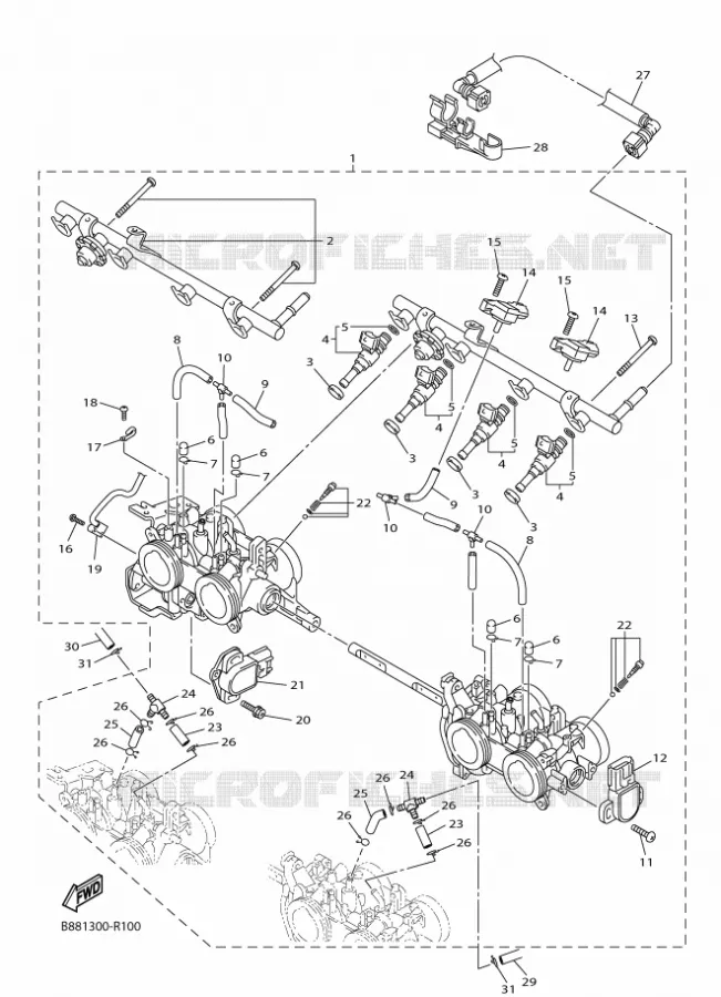 ADMISSION 2 Yamaha MOTO 1300 2018 FJR  FJR1300-A