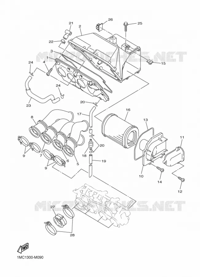 ADMISSION Yamaha MOTO 1300 2018 FJR AS  FJR1300-AS