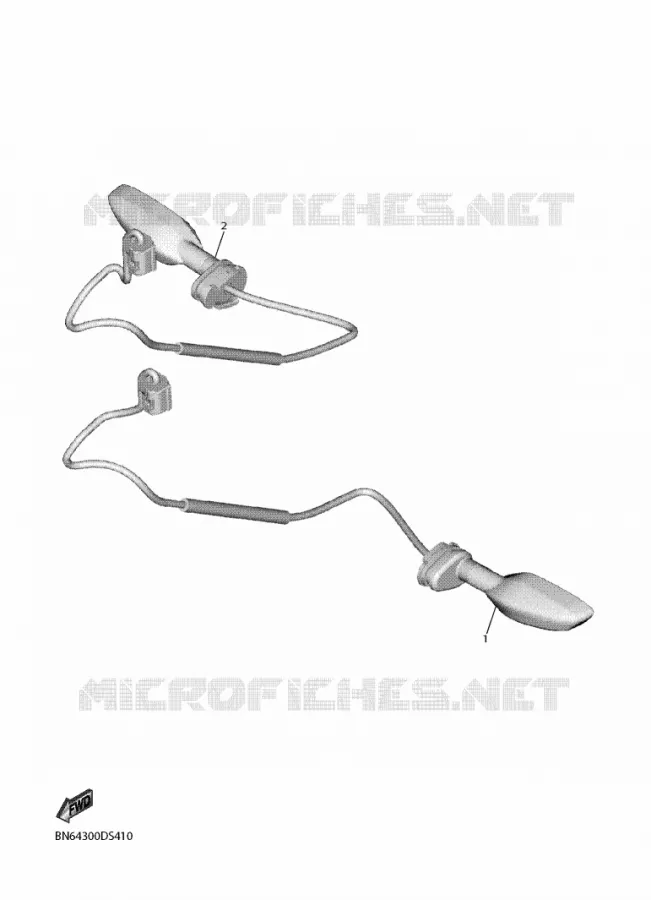 CLIGNOTANT Yamaha MOTO 600 2018 R6  YZF600