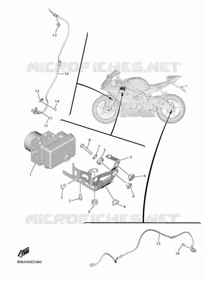 ELECTRIQUE 3 Yamaha MOTO 600 2018 R6  YZF600
