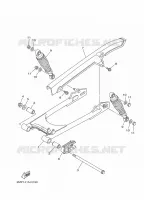 BRAS OSCILLANT / AMORTISSEUR pour Yamaha YBR 125 de 2018
