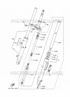 FOURCHE pour Yamaha YBR 125 de 2018