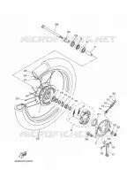 ROUE AVANT pour Yamaha YBR 125 de 2018