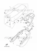 SELLE pour Yamaha YBR 125 de 2018