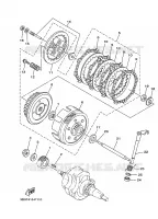 EMBRAYAGE DE DEMARREUR pour Yamaha YBR 125 de 2018