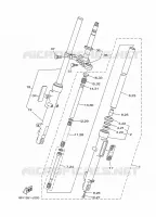 FOURCHE pour Yamaha YBR 125 de 2018
