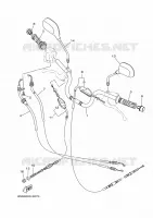 GUIDON ET CABLES pour Yamaha YBR 125 de 2018