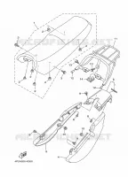 SELLE pour Yamaha YBR 125 de 2018