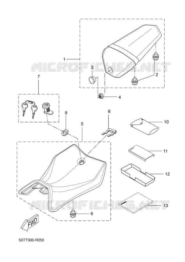 SELLE Yamaha MOTO 125 2018 MT  MT125-A
